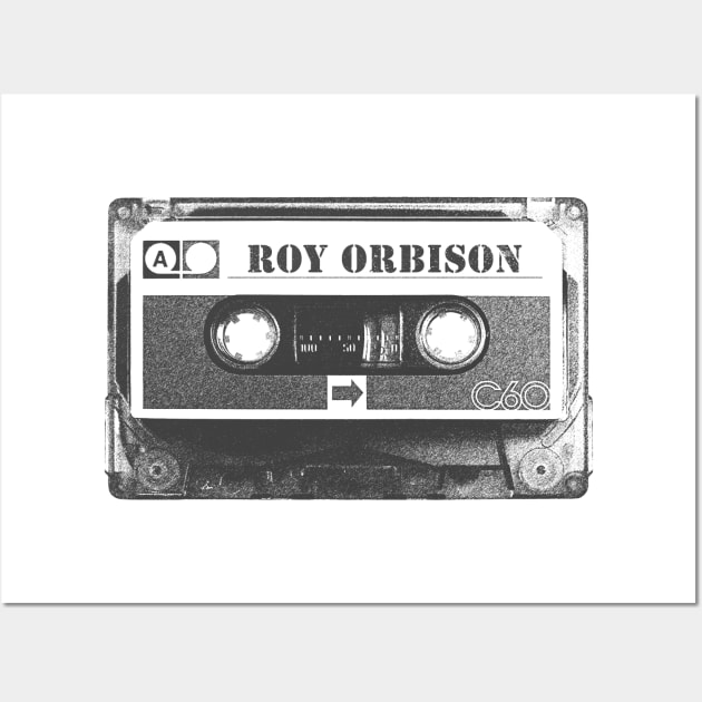 Roy Orbison - Roy Orbison Old Cassette Pencil Style Wall Art by Gemmesbeut